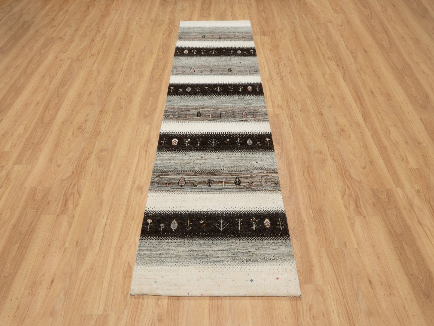 Gabbeh Spring White Runner 2x10