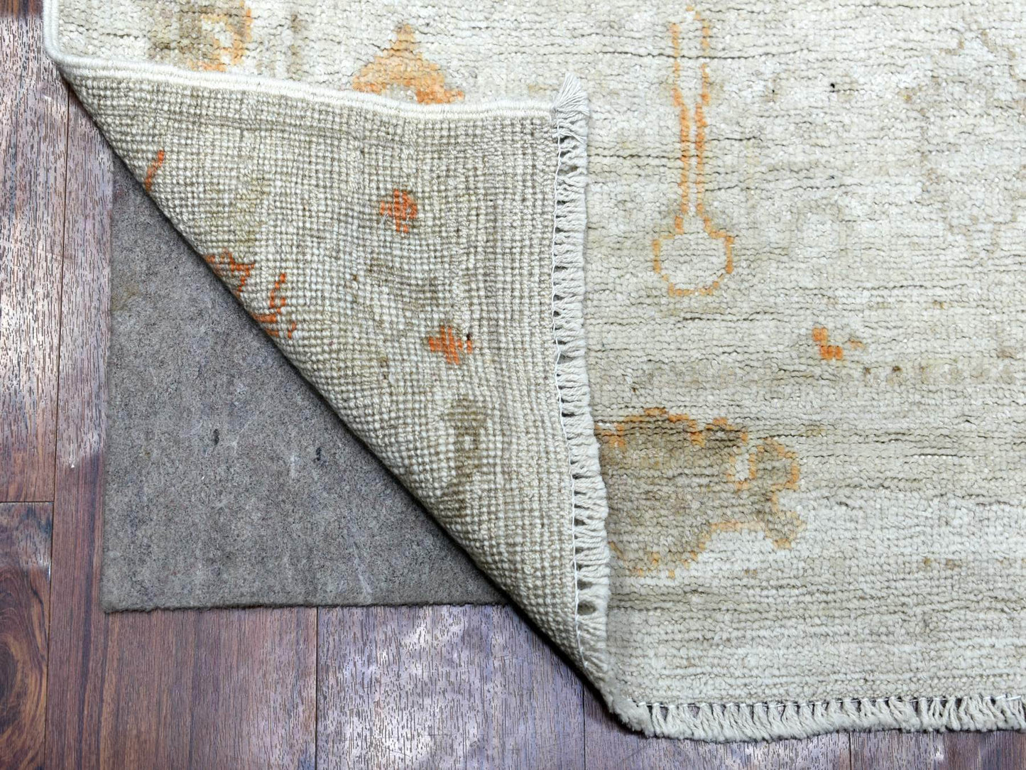 Oushak Soft Ivory Runner 2x14