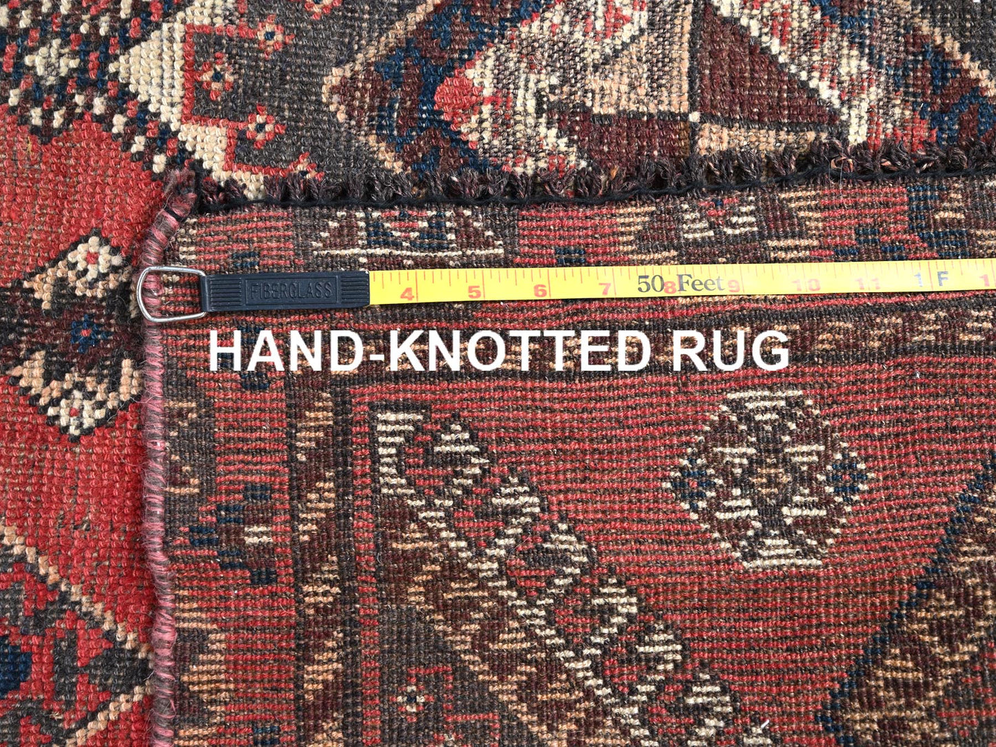 Vintage Fire Engine Red 4x6