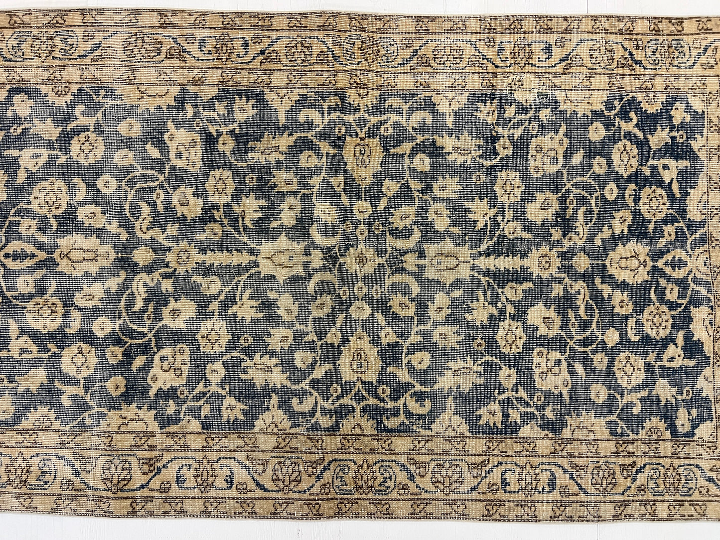 Vintage Turkish Navy Blue 4x7