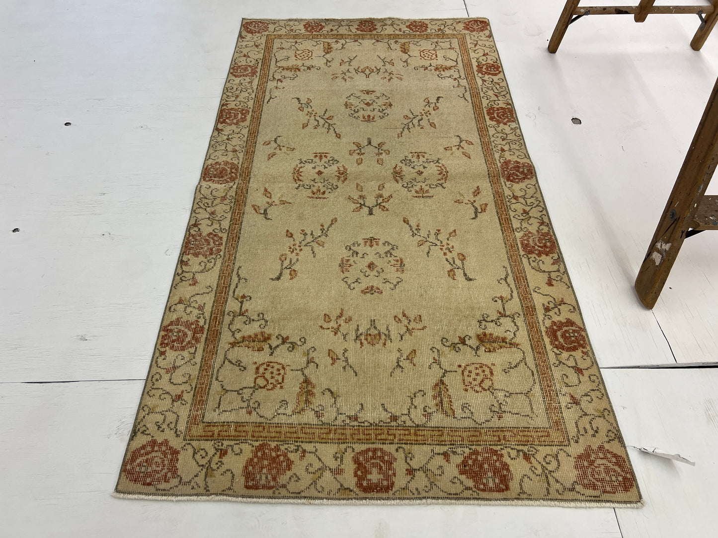 Vintage Turkish Floral 4x7