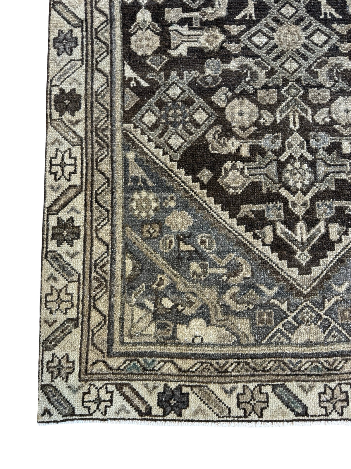 Semi Antique Persian Malayer 13’ Runner