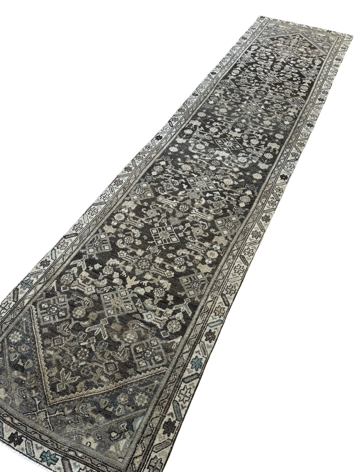 Semi Antique Persian Malayer 13’ Runner