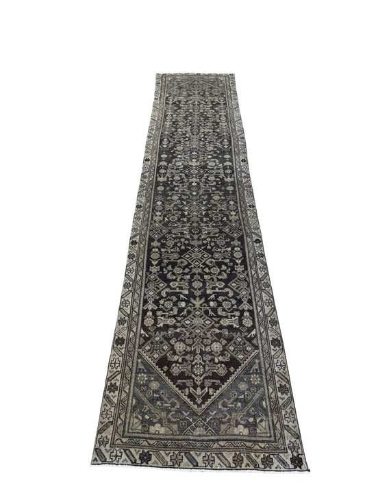 Semi Antique Persian Malayer 13’ Runner