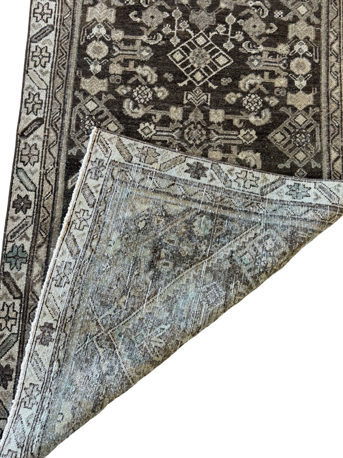 Semi Antique Persian Malayer 13’ Runner