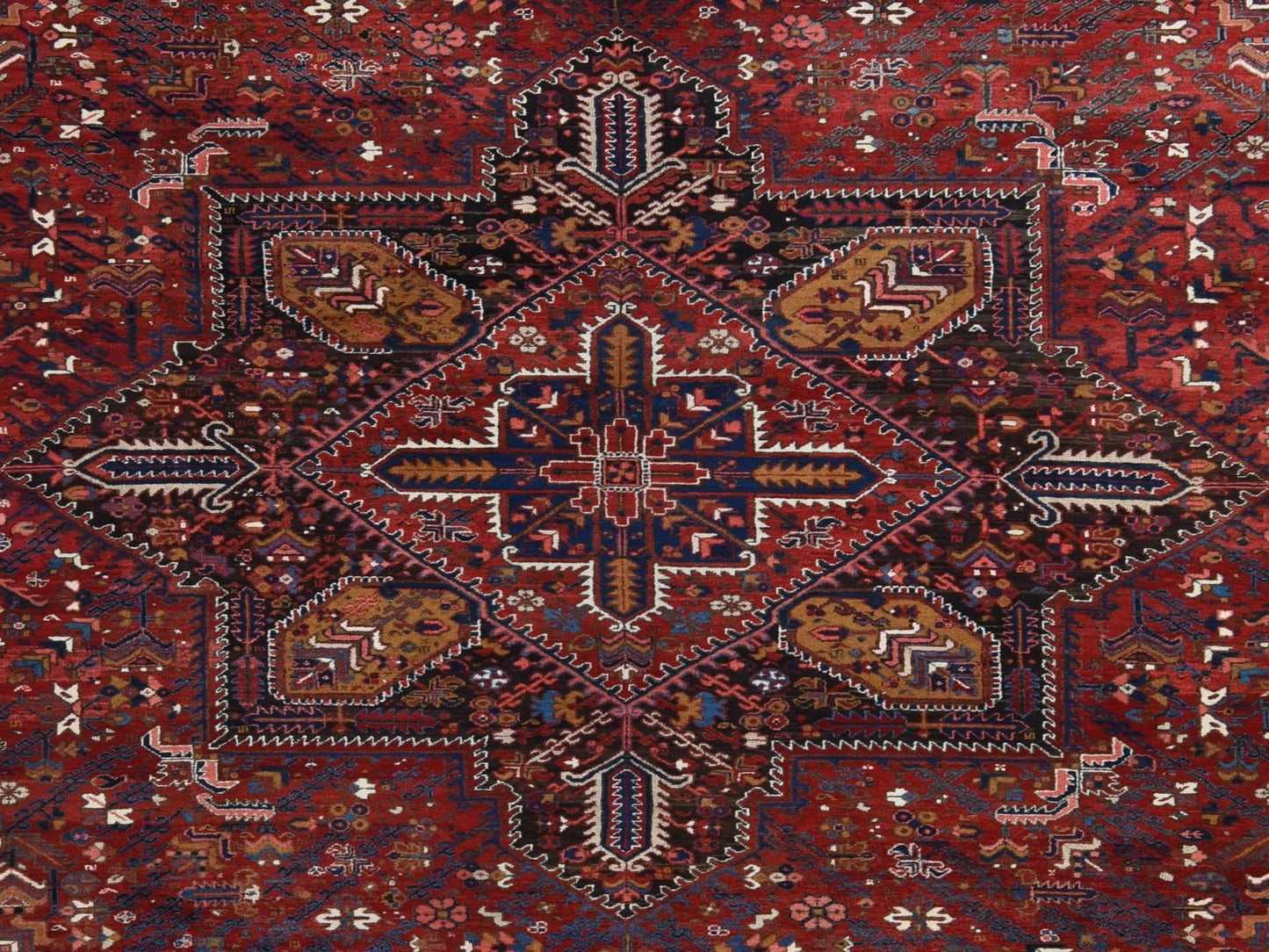 XL Vintage Persian Heriz 11'x22'