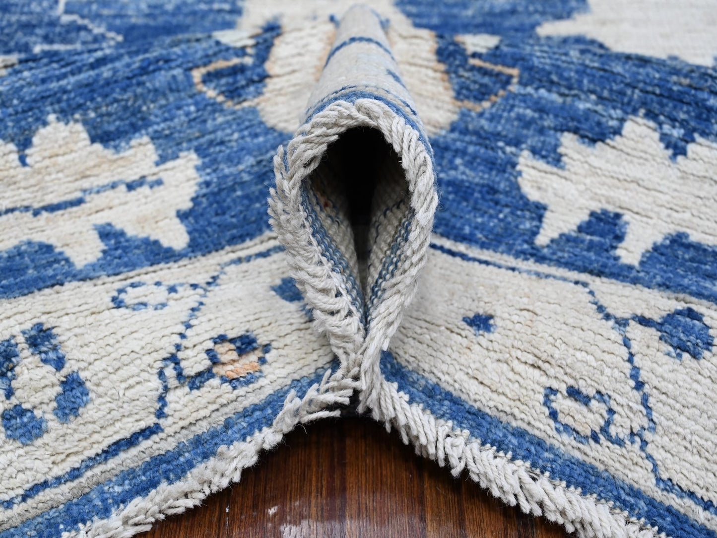 Egyptian Blue Oushak 8x10