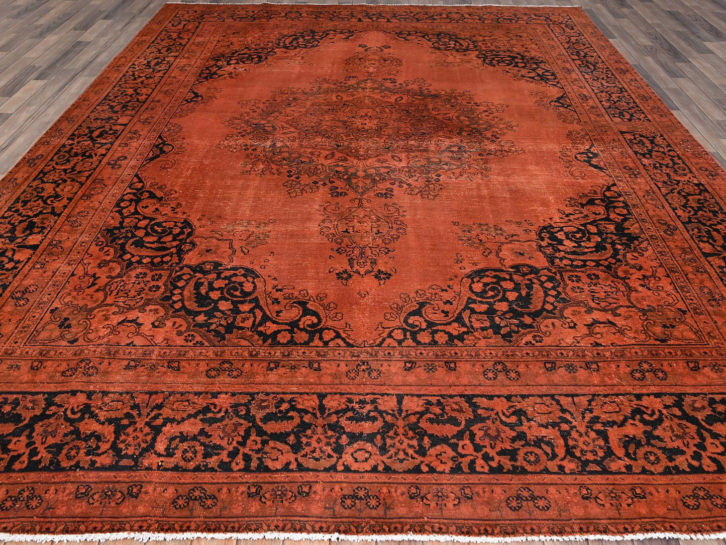 Burnt Orange Vintage 9'x12'