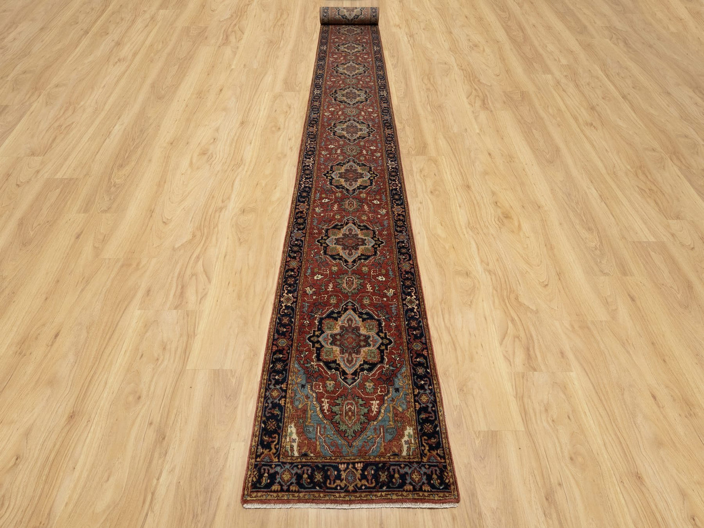 XL Fine Heriz Recreation Runner 2x28