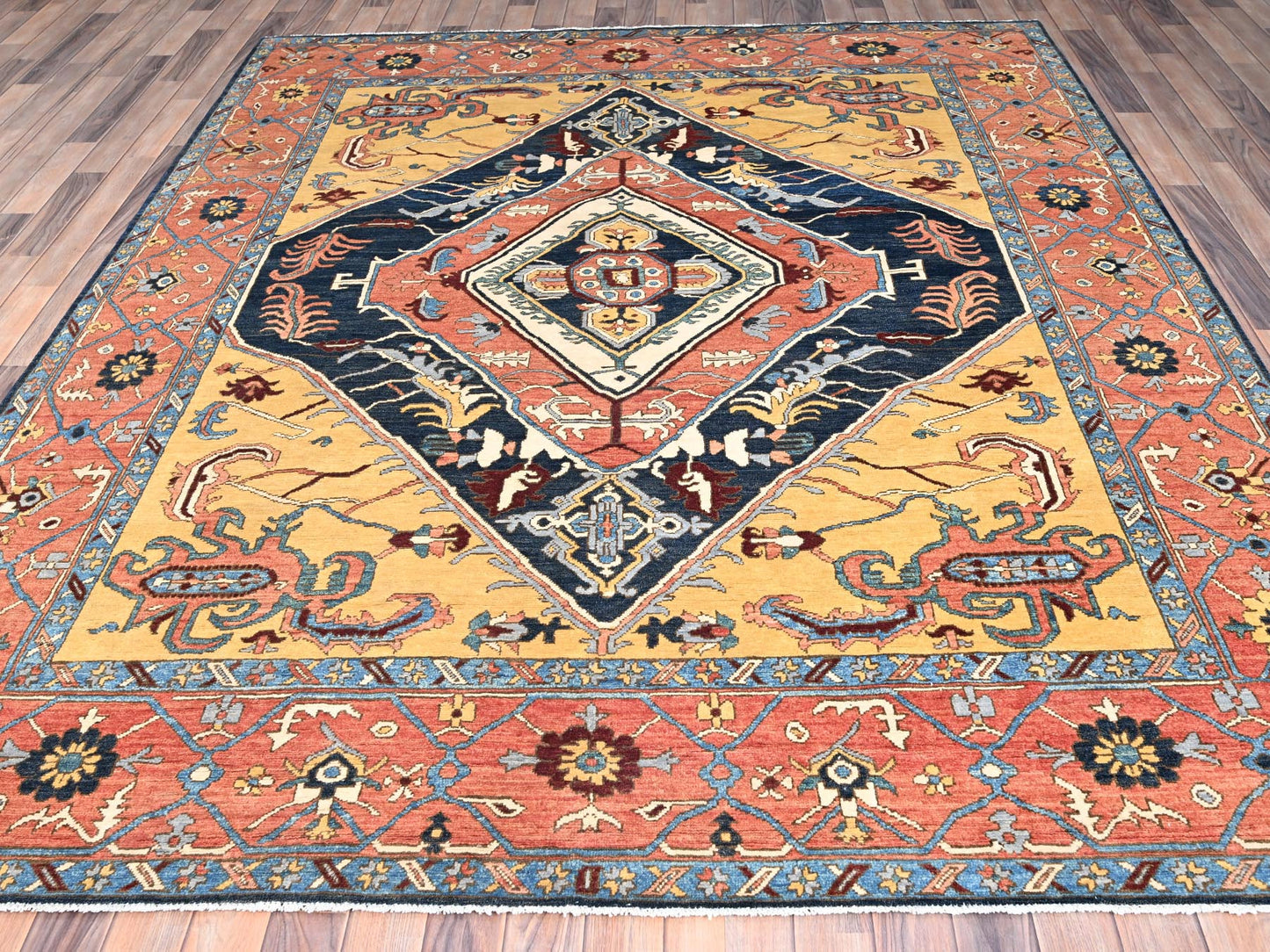 Rich Gold Heriz Design 8'x10'