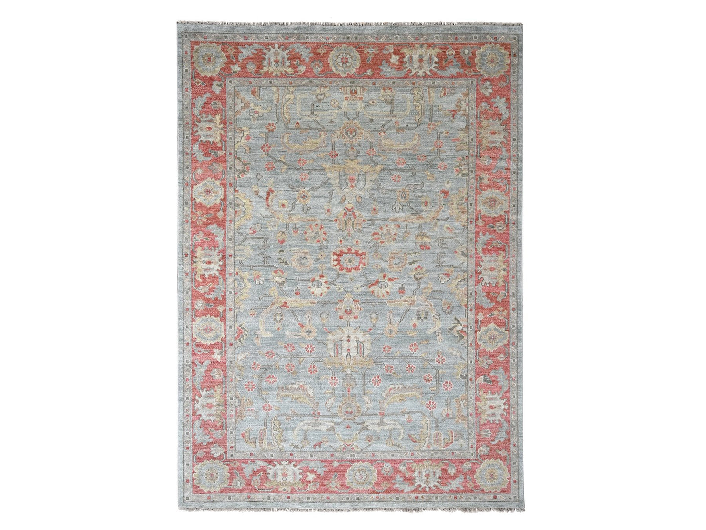 Green/Red Oushak 9'x12'