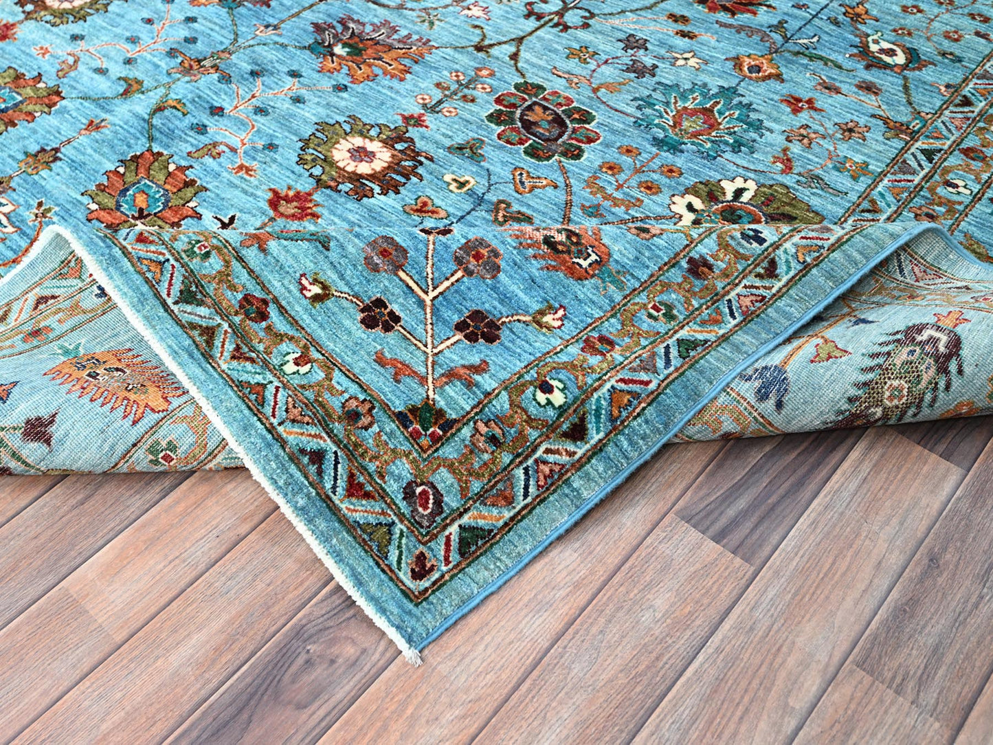 Tile Blue Geometric 9'x12'