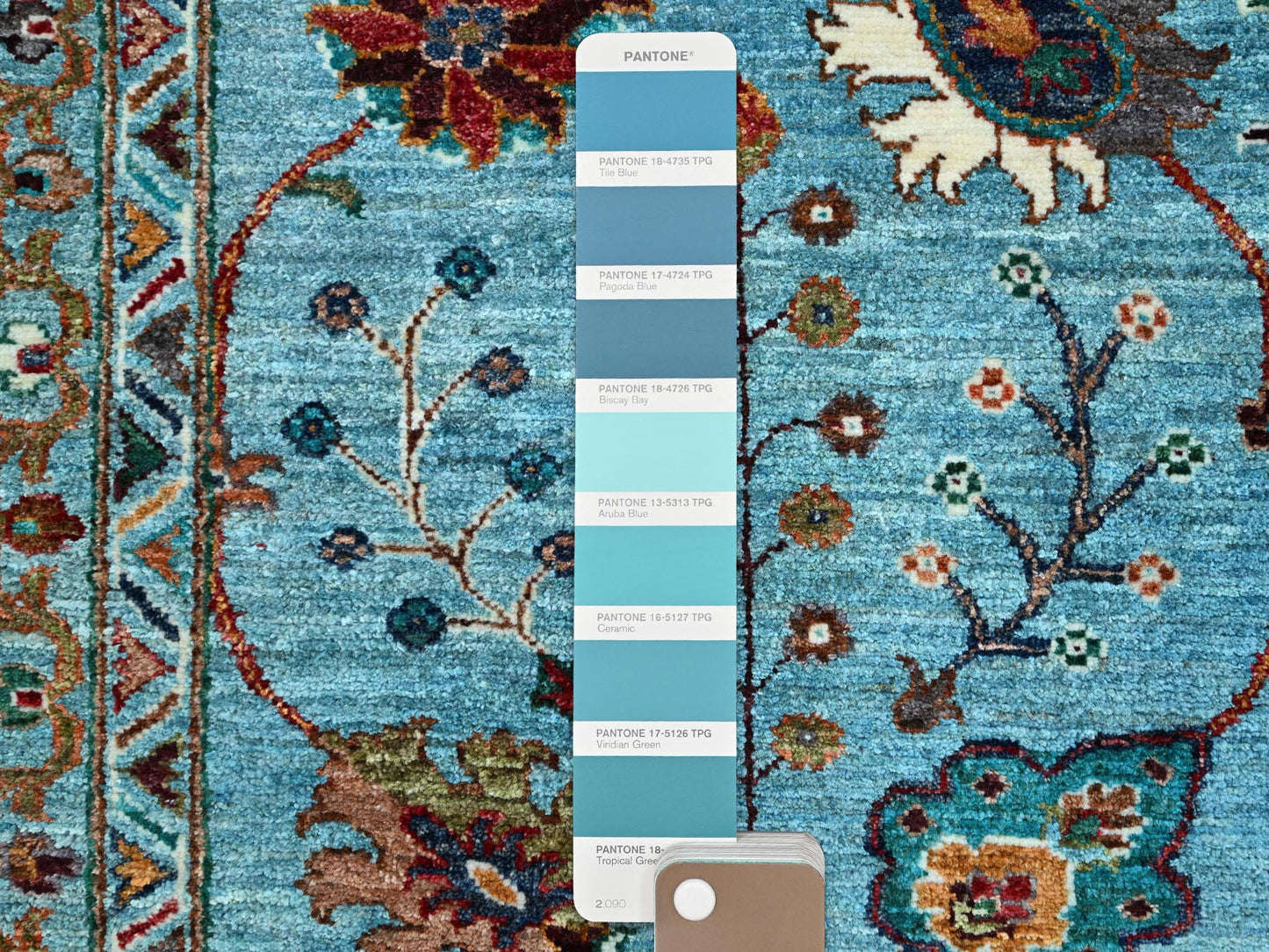 Tile Blue Geometric 9'x12'