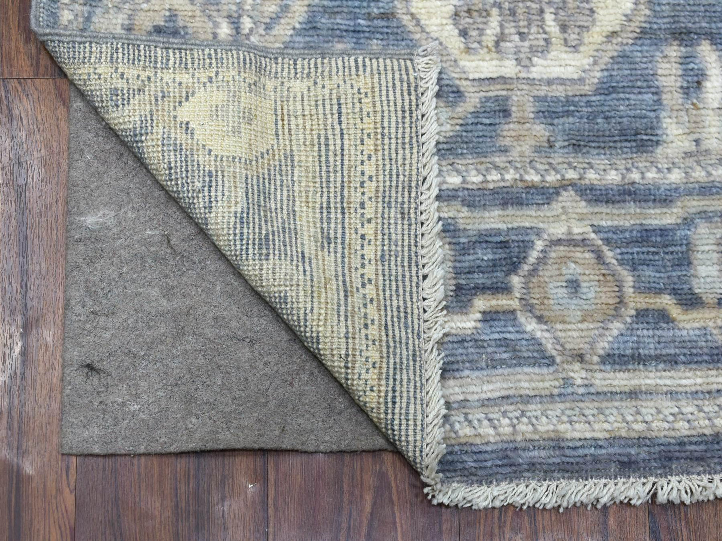 Oushak Soft Silver Runner 2x12