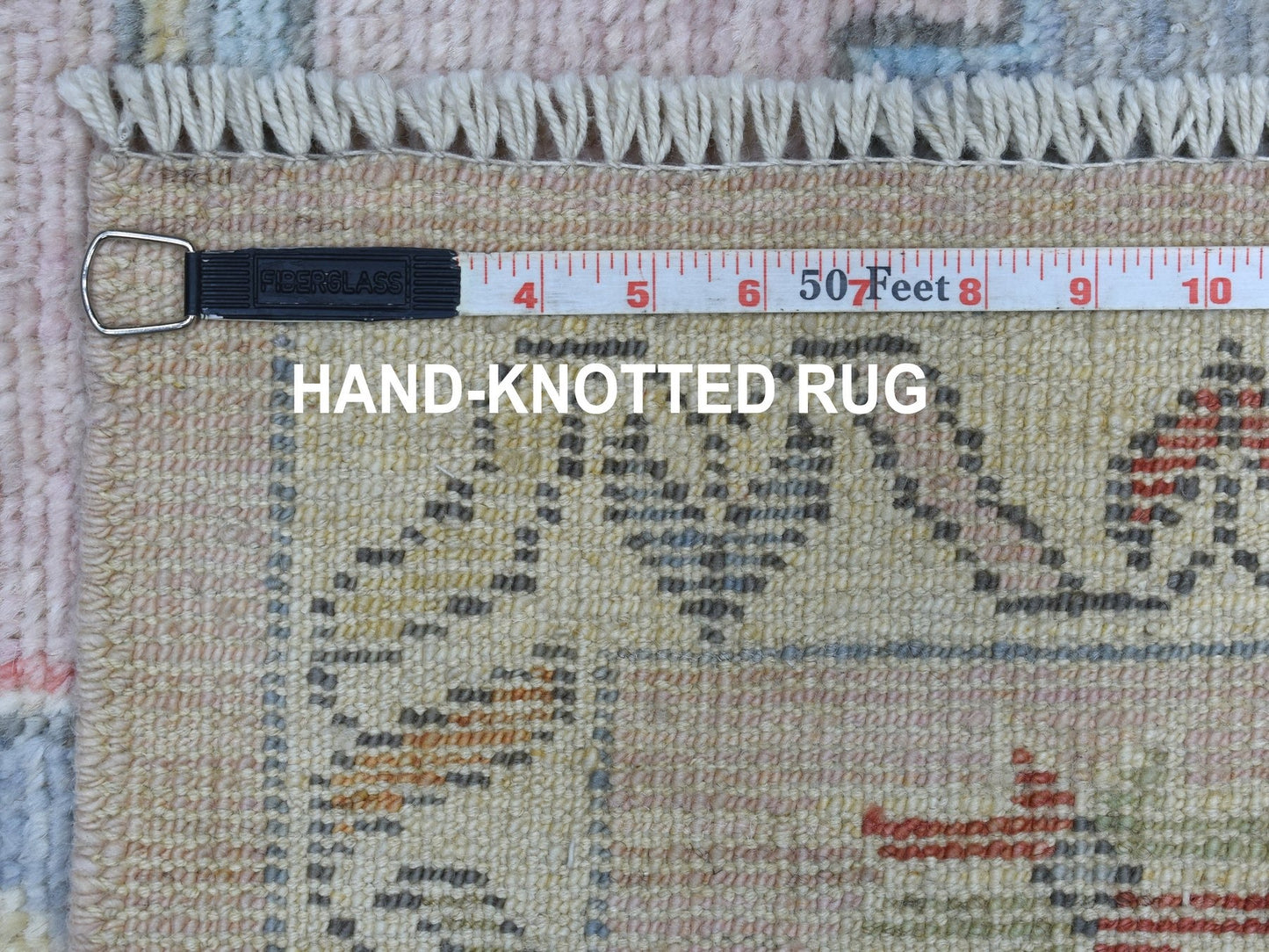 Oushak Gossamer Pink Runner 3x10