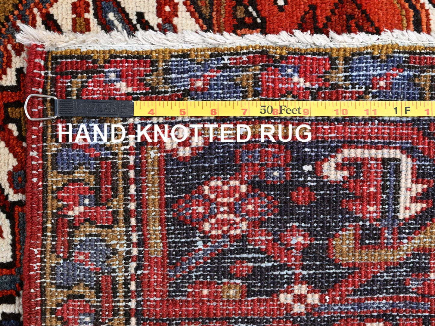 Turkey Red Vintage Heriz 10'x13'